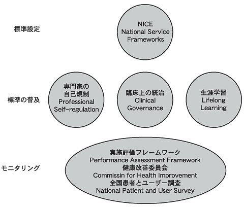 図1	ヘルスケアの質のためのフレームワーク